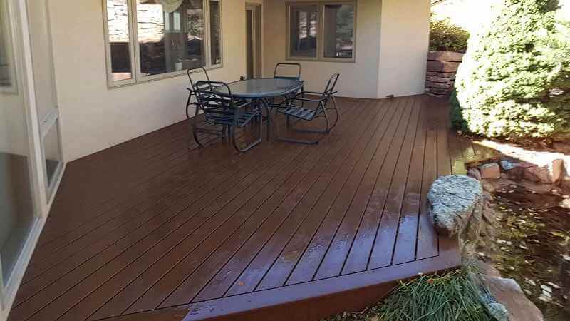 Deck in Boulder Colorado